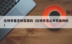 比特币是怎样买卖的（比特币怎么买卖盈利的）